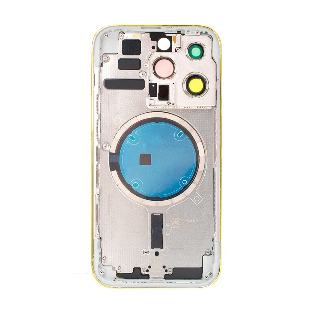 Rear Housing for iPhone 14 Pro (NO LOGO)-Silver Rear Housing for iPhone 14 Pro (NO LOGO)-Silver